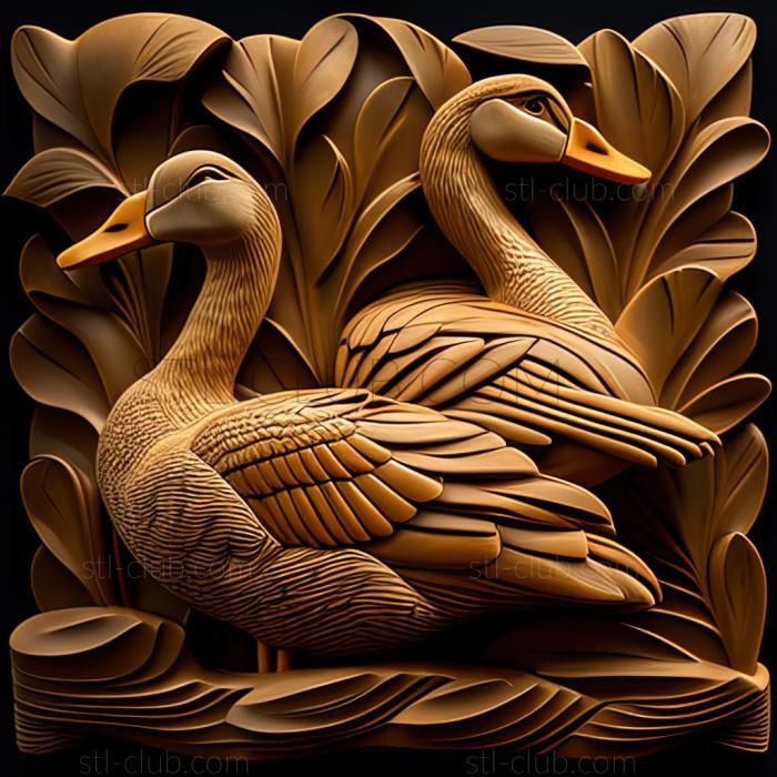 3D model st geese (STL)